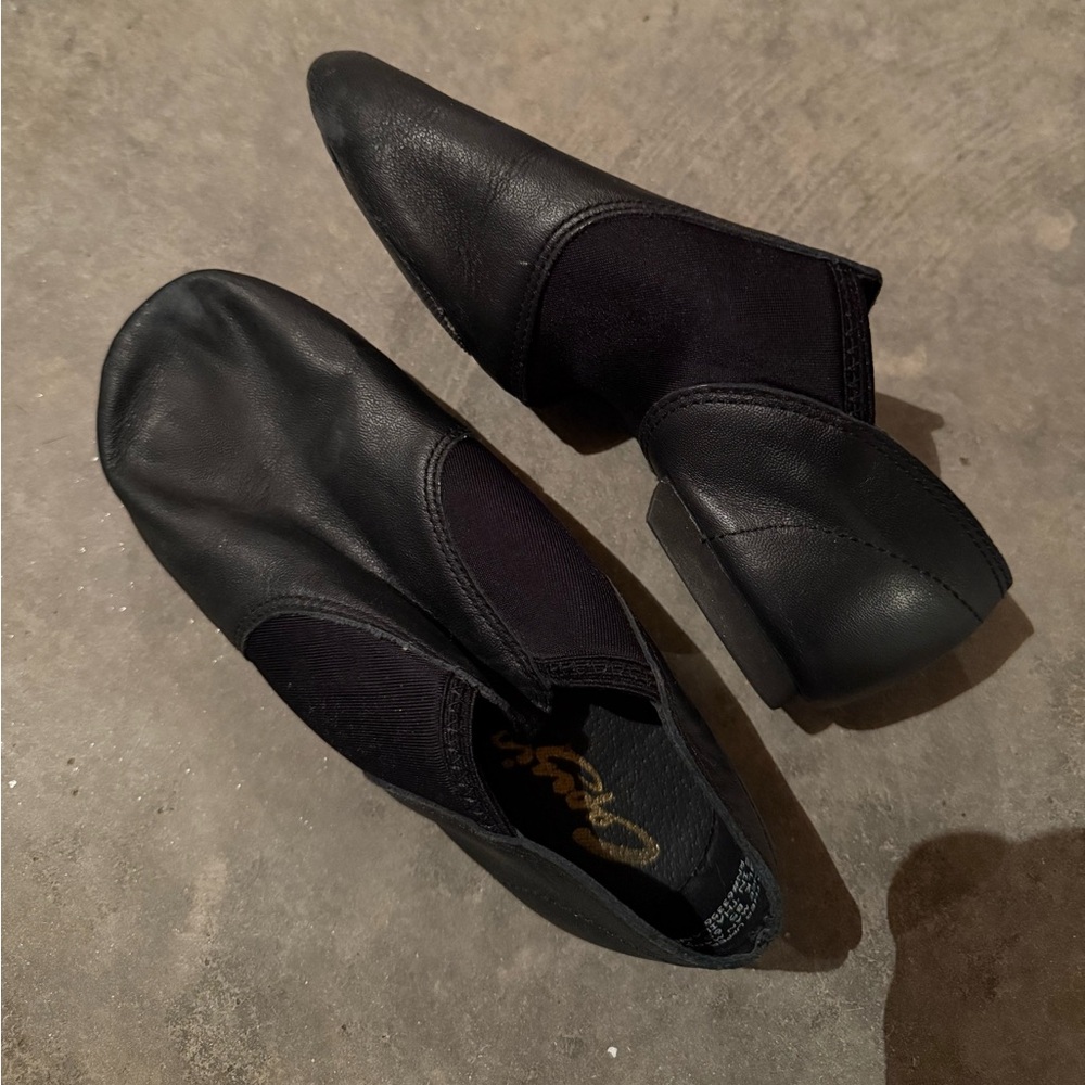 Black Leather Dance Shoes